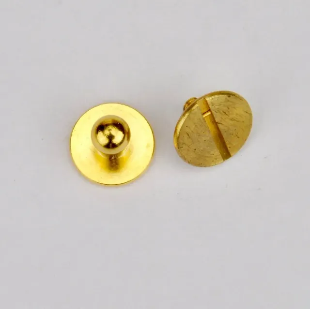 Leather House geweerknop goud 4,5 mm