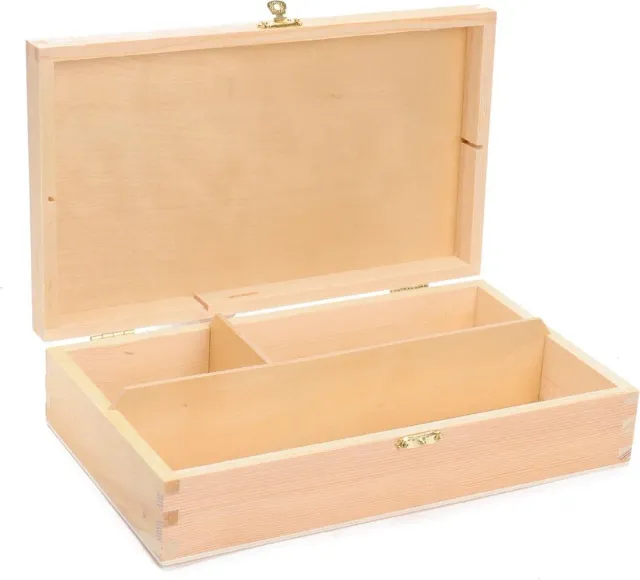 Astrid Brouwers Tekendoos met 3 vakken houten kistje