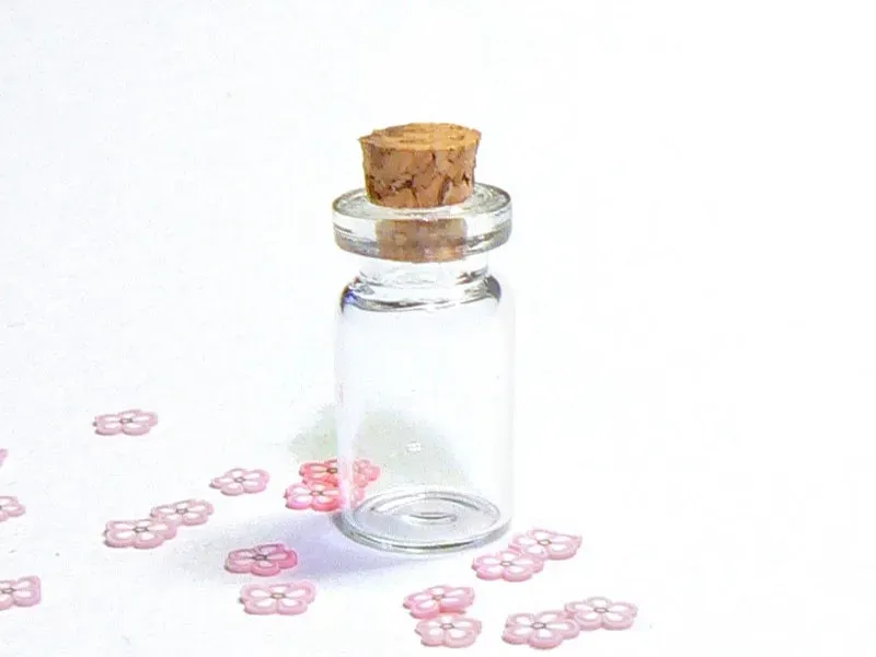 La Petite Epicerie glazen fiole 2,8 cm per stuk