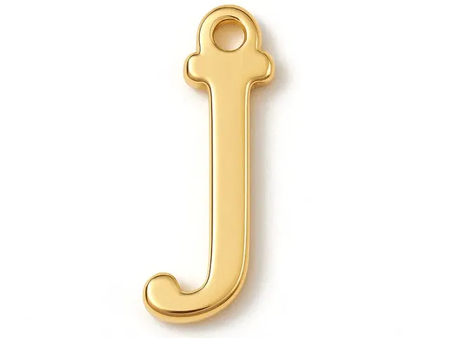 La Petite Epicerie Bedel Letter J Verguld 10 mm per stuk