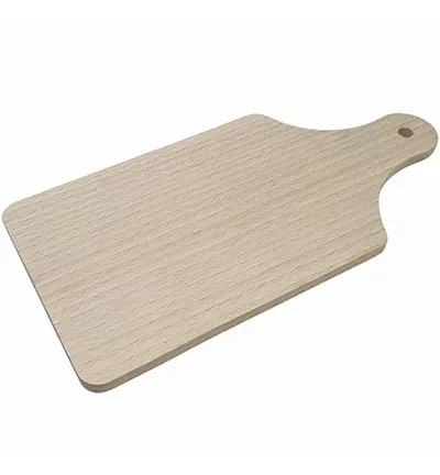 Astrid Brouwers broodplankje beukenhout handvat 28 cm