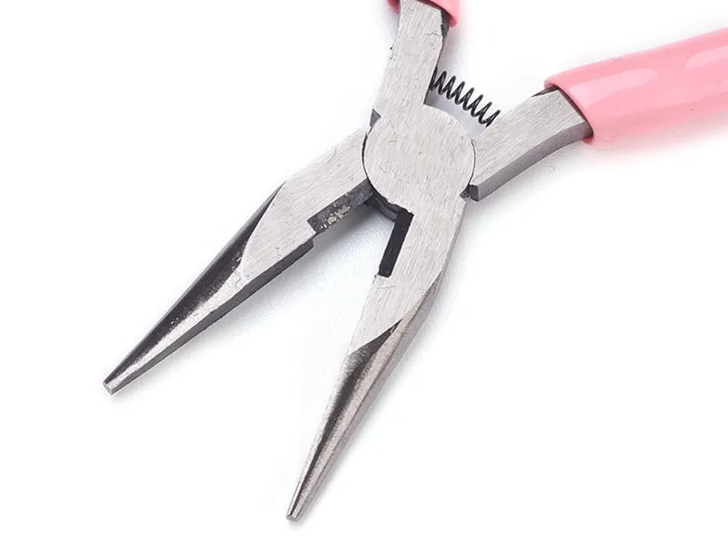 La Petite Epicerie 2-in-1 sieraadtang 13 cm roze plat