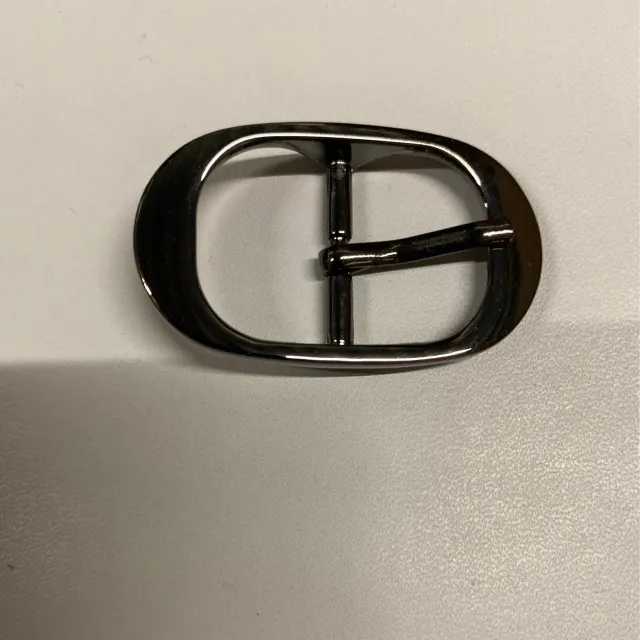 Leather House Buckle Black 20mm gesp zwart 20 mm metaal