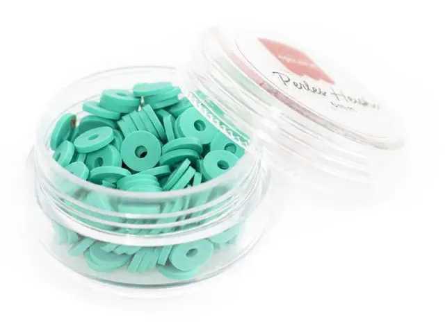 La Petite Epicerie Heishi kralen 6 mm turquoise 200 stuks