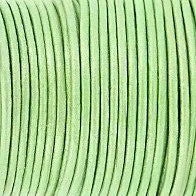 Bijounique Leerveter metallic rond 2 mm leer per meter