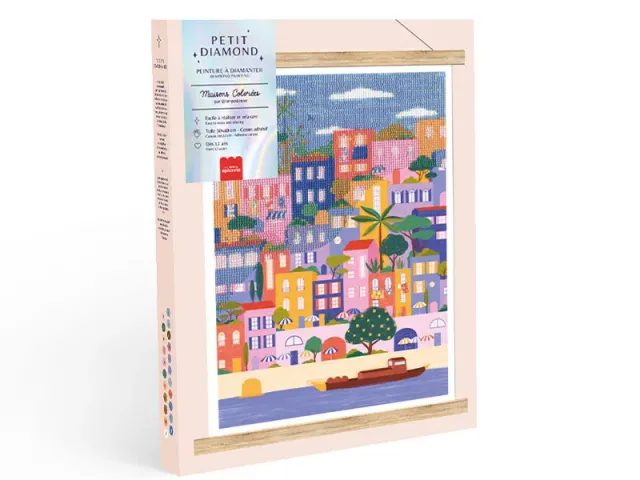 La Petite Epicerie Petit Diamond Maisons Colorées diamond painting