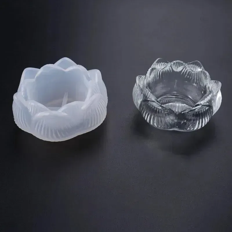 Bijounique Lotusbloem gietmal 9 cm siliconen