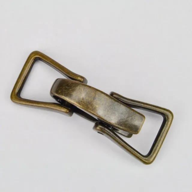 Leather House Brass 14 mm musketonhaak oudgoud per stuk