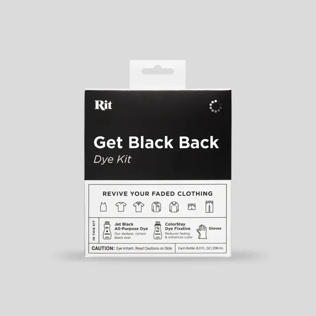Rit Get Black Back textielverfset zwart