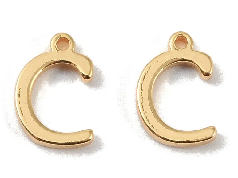 La Petite Epicerie letterbedel C verguld per stuk 12 mm
