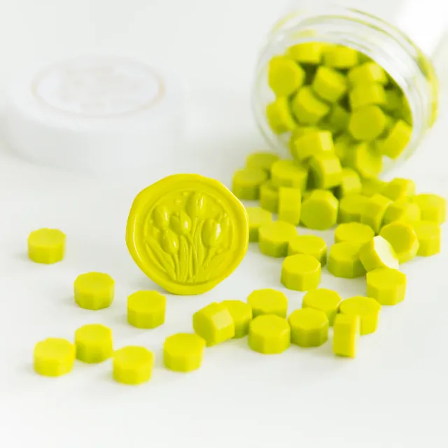 Jessy at Sea Apple Green zegellak kralen 100 st lichtgroen