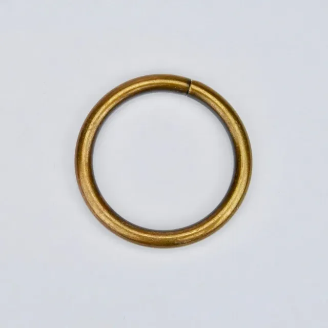 Leather House Ring Brass 30 mm ring oudgoud per stuk