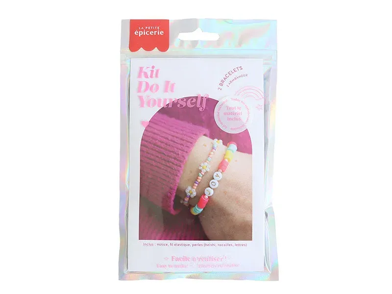 Mon Kit Bijou Joy armbanden maken set 2 stuks pop kleuren
