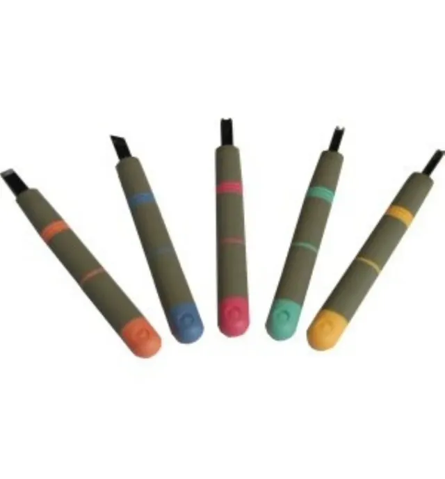 LTC-Leiden gutsen beitelset hout 5 stuks 16cm