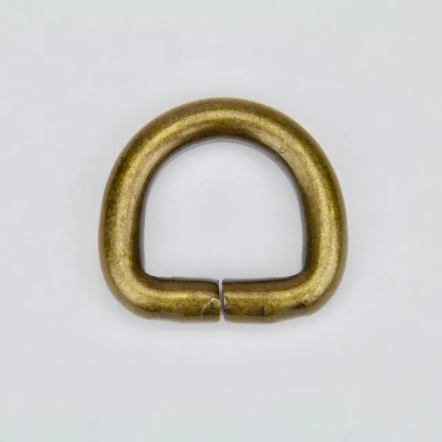Leather House D-Ring Messing 20mm Oudgoud