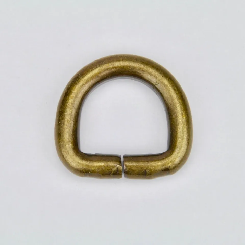 Leather House D-Ring Messing 20mm Oudgoud